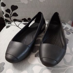 Crocs Flats black